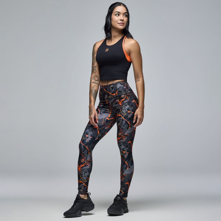 STRONG iD High Neck Racerback Tank With Shelf Bra