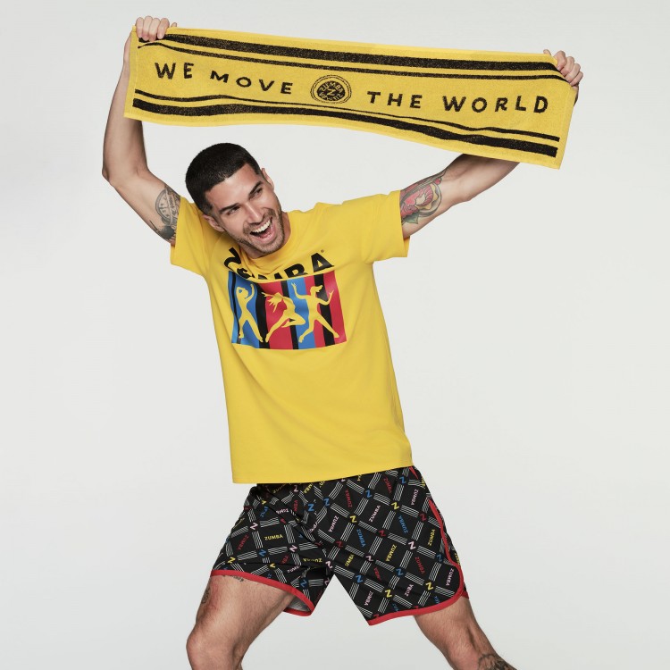 Retro Zumba Fitness Towels 2pk