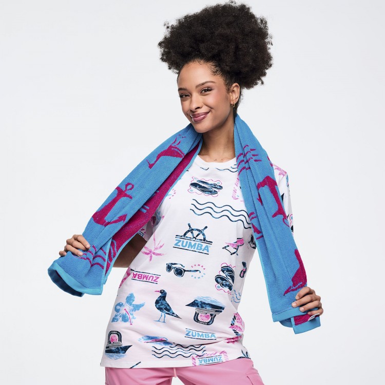 Zumba Cruise Beach Towel