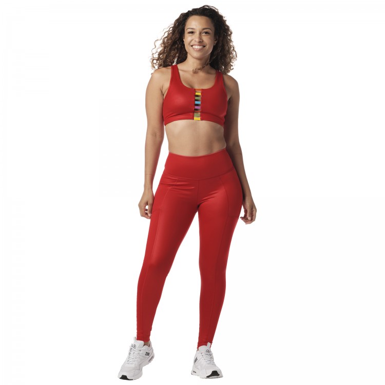 Bright And Bold High Waisted Ankle Leggings
