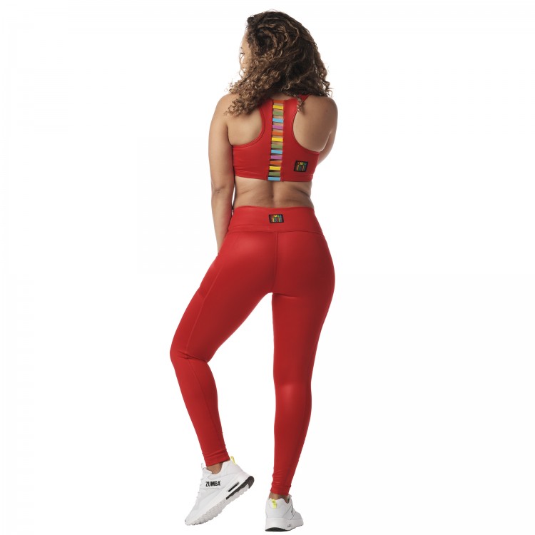 Bright And Bold High Waisted Ankle Leggings