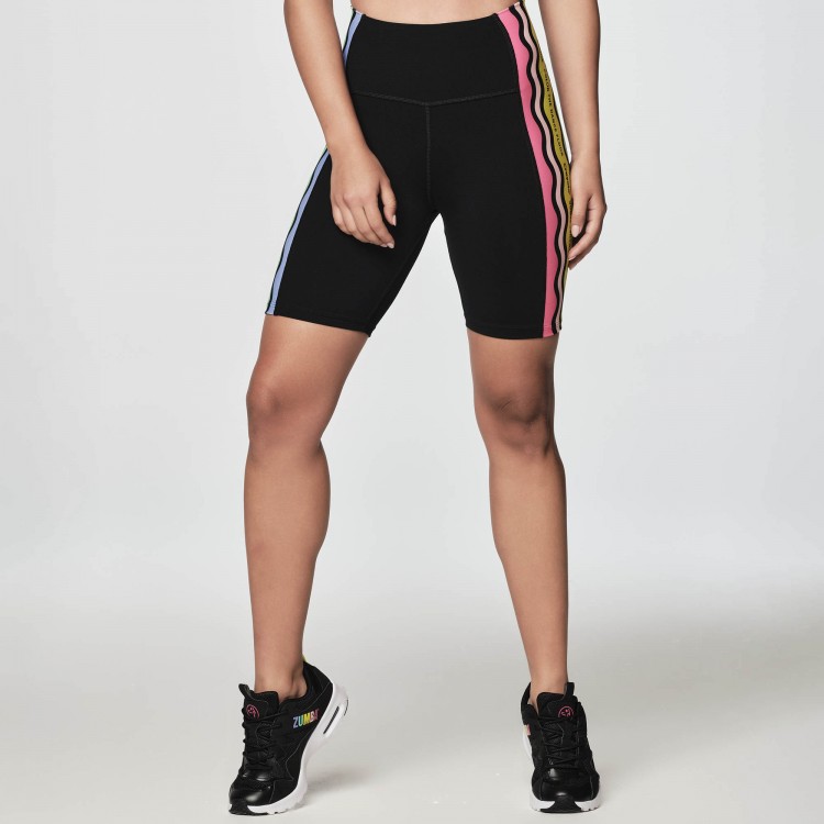 Zumba X Crayola Dance Outside The Lines Biker Shorts
