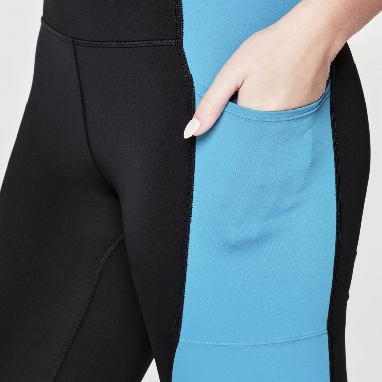 Zumba Electric Club High Waisted Ankle Leggings
