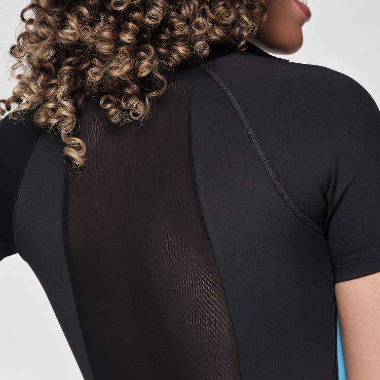 Zumba Electric Club Biker Short Bodysuit