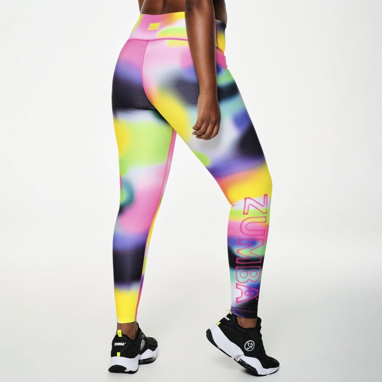 Zumba Tropidelic High Waisted Ankle Leggings