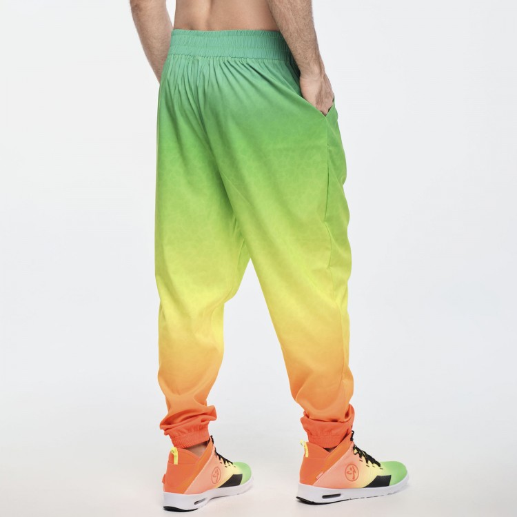 Funscape High Waisted Zip Front Track Pants
