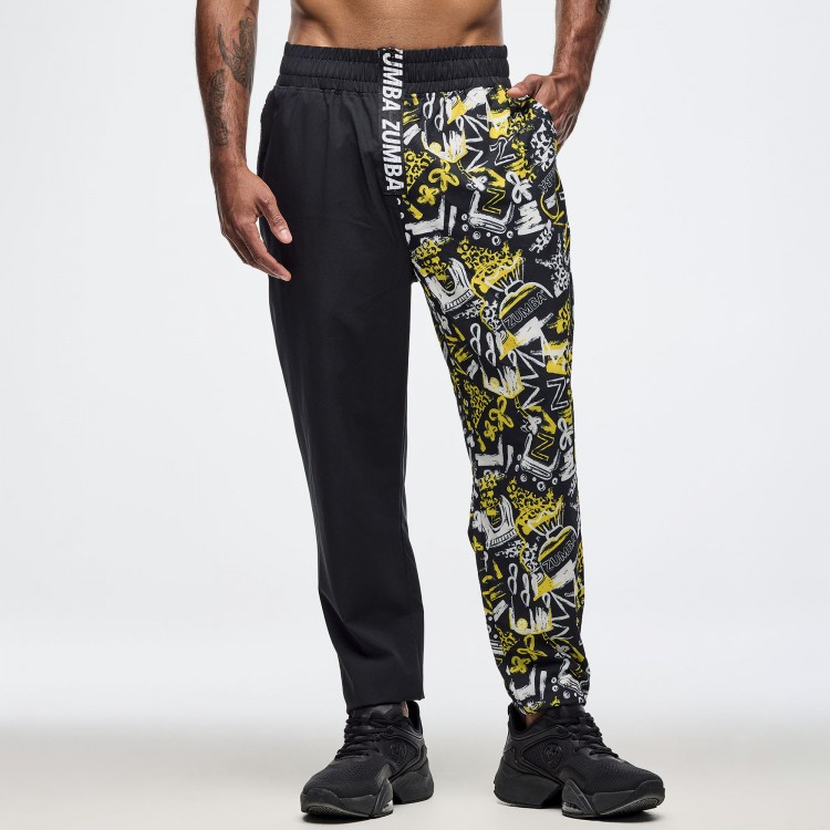 Sizzlin High Waisted Zip Front Track Pants