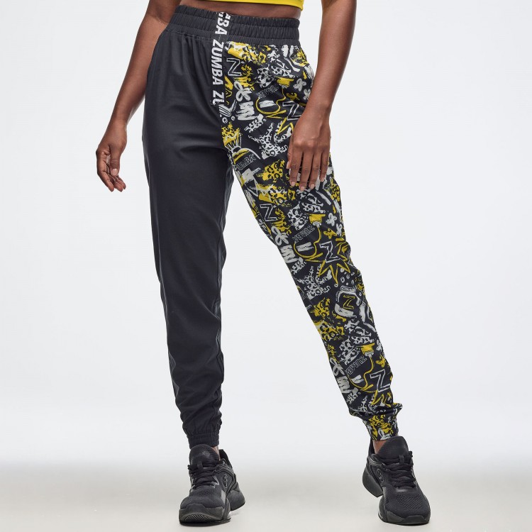 Sizzlin High Waisted Zip Front Track Pants