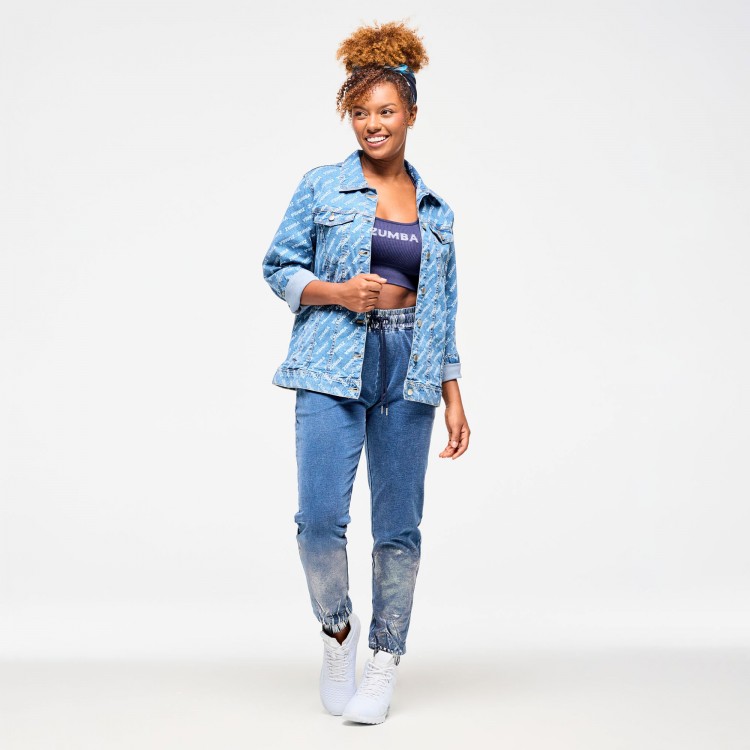 Blue Jean Knit Pants 