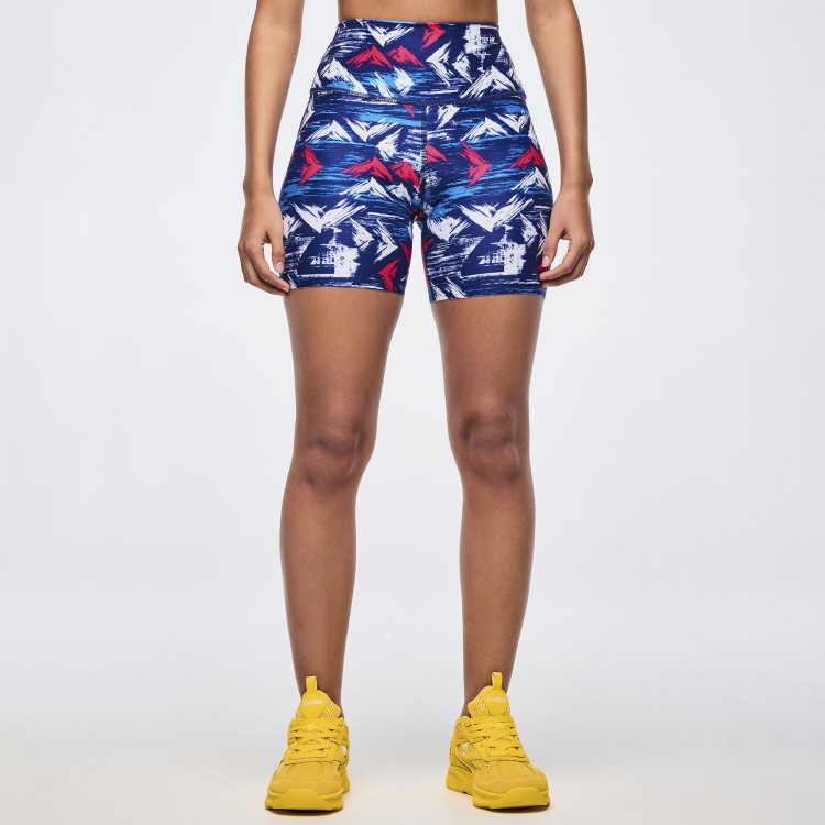 Apres Zumba High Waisted Biker Shorts