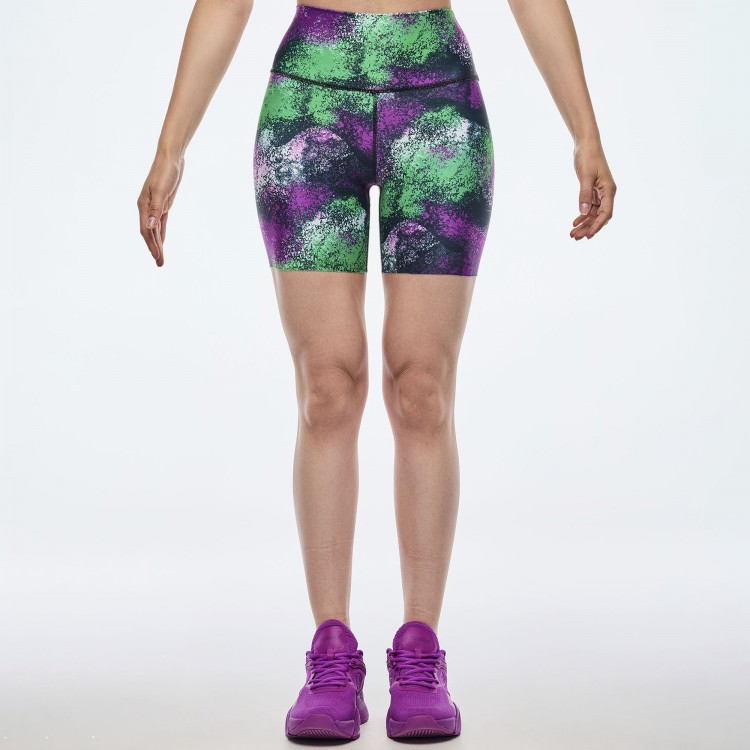 Apres Zumba High Waisted Biker Shorts
