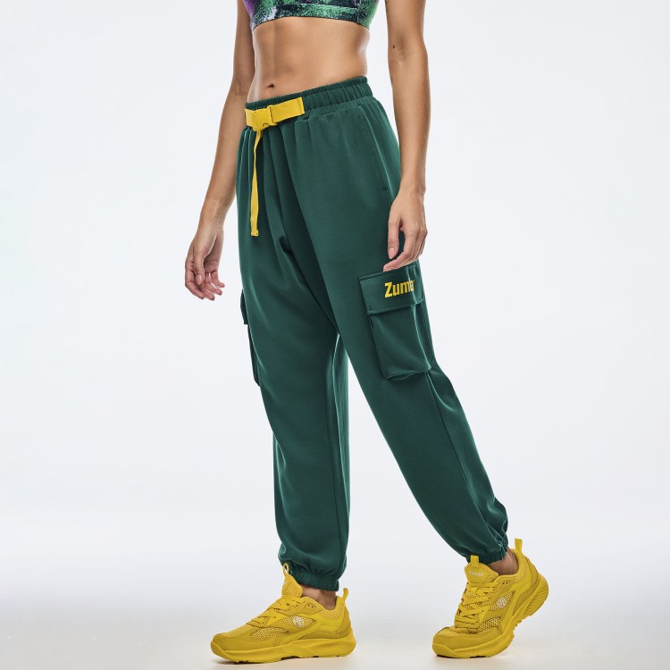 Apres Zumba Modal Slouch Cargo Pants With Belt