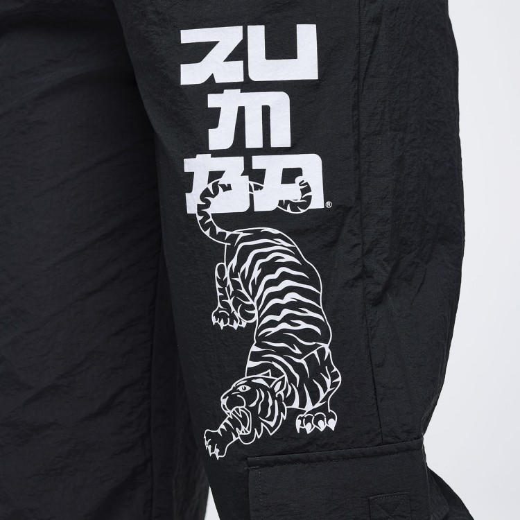 Eastern Flavor High Rise Cargo Pants With Tassels