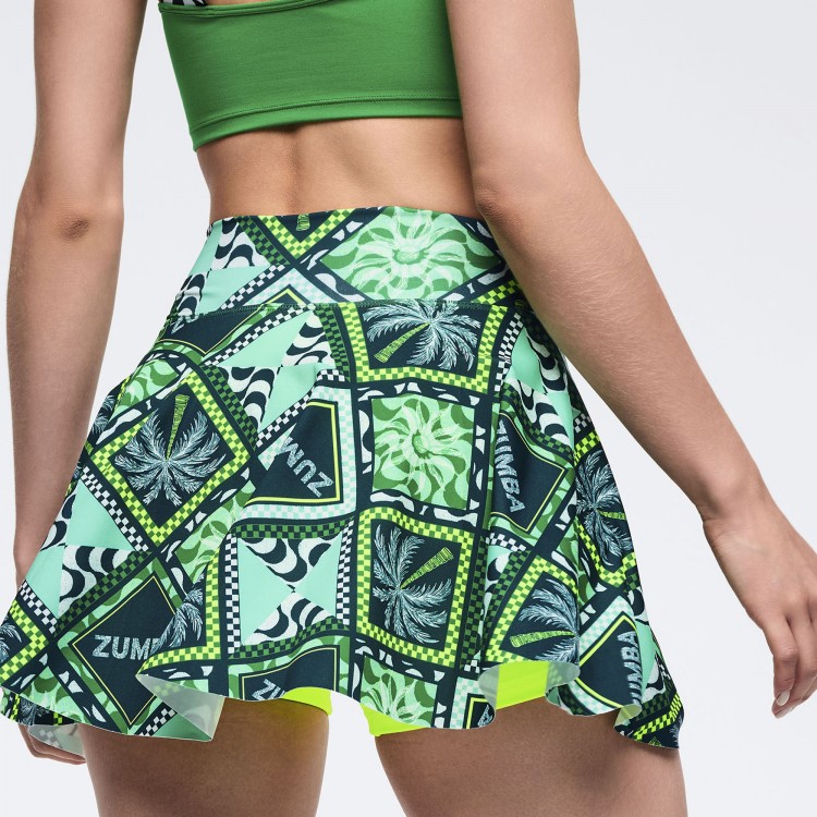 Latin Movement Crossover Waistband Skort