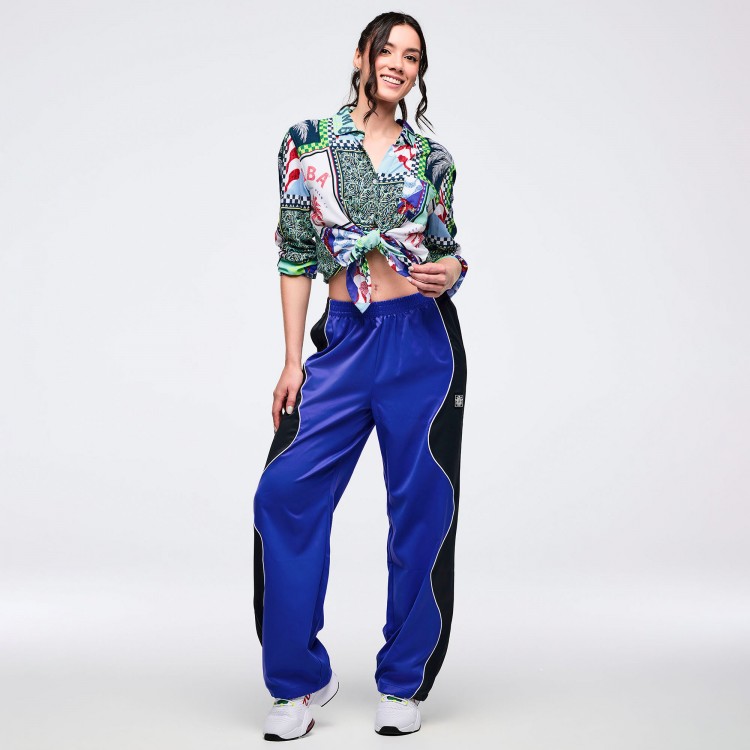 Latin Movement Wavy Track Pants