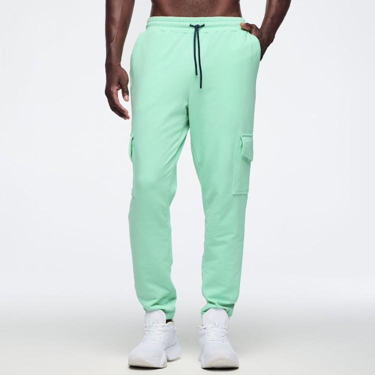Latin Movement High Waisted Knit Cargo Pants