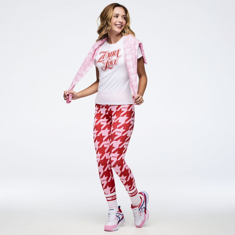Zumba Amour Z-Lift High Waisted Ankle Leggings