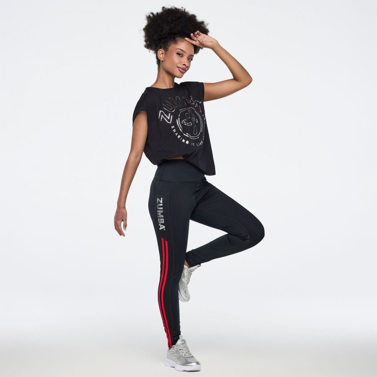 Zumba 25 High Rise Ankle Leggings