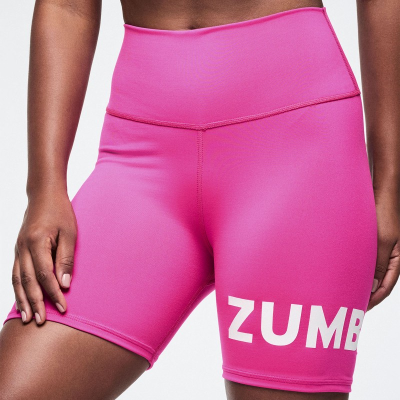 Color Spree High Waisted Biker Shorts