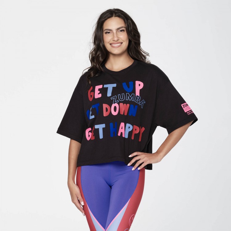 Zumba Bold Boxy Crop Top