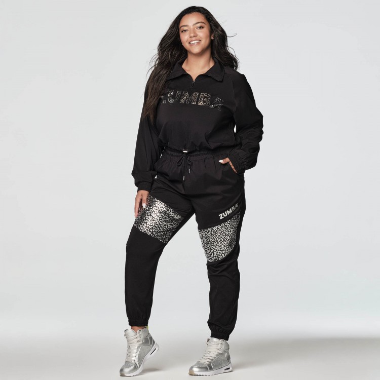 Glow With The Flow Half Zip Crop Pullover