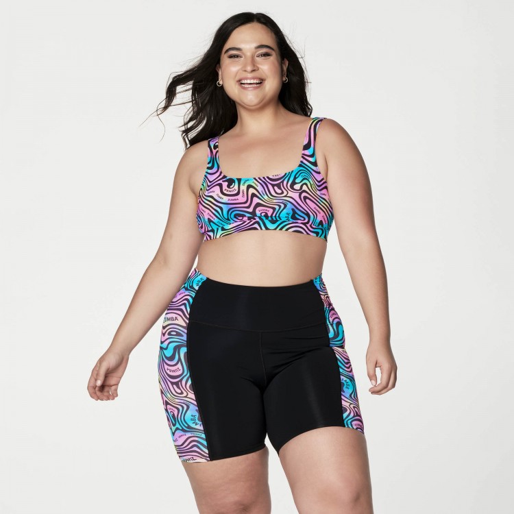 Zumba Printed Swim Bra