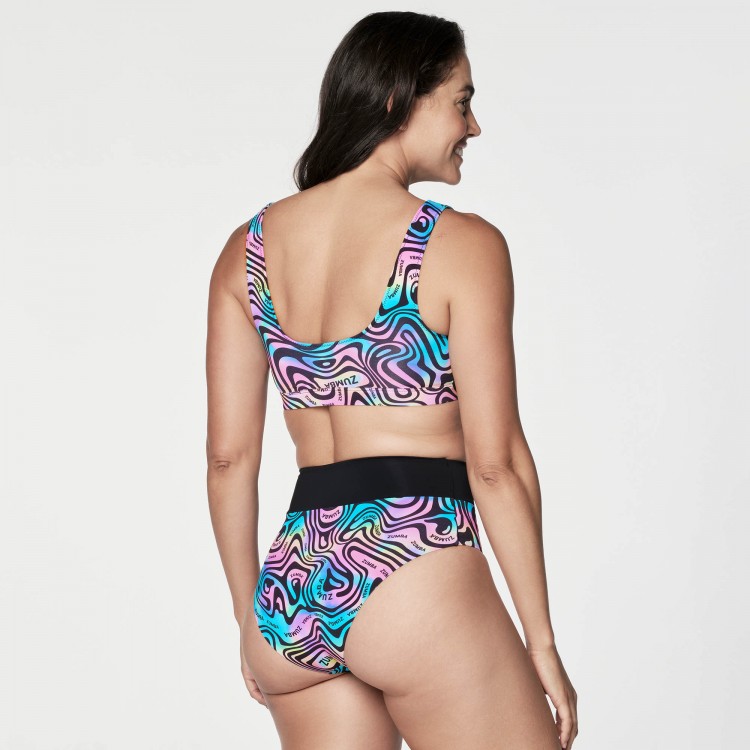 Zumba Printed Swim Bra