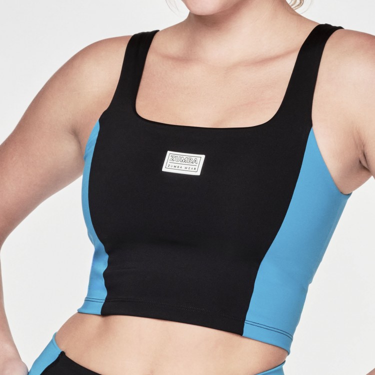 Zumba Electric Club Crop Tank