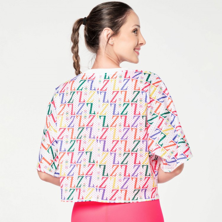 Zumba Prep Boxy Dolman Crop Top