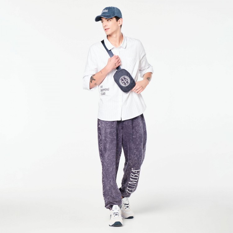 Zumba Prep Long Sleeve Button Down