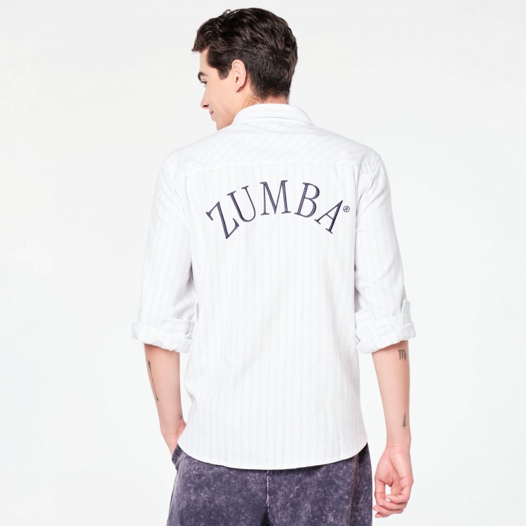 Zumba Prep Long Sleeve Button Down