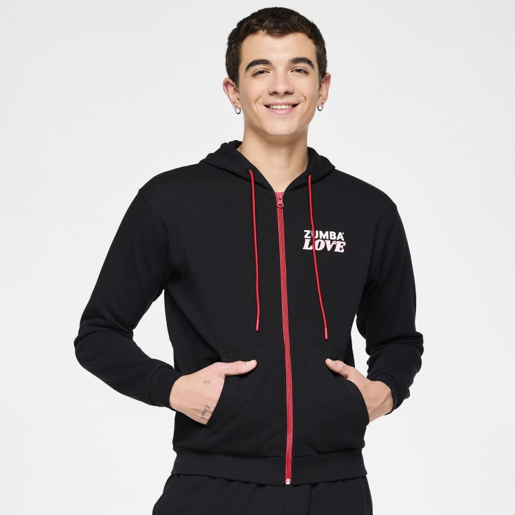 Zumba Love Zip Up Hoodie