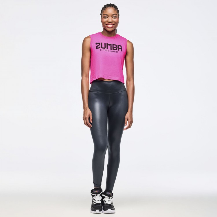Zumba Libre Crew Neck Crop Tank
