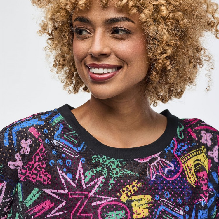 Sizzlin Boxy Dolman Crop Top