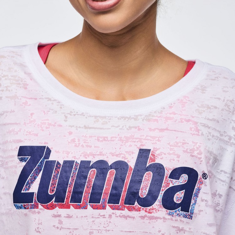 Apres Zumba Cap Sleeve Open Back Slouchy Top