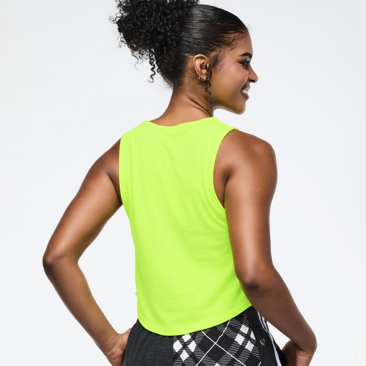 Eastern Flavor Round Hem Muscle Tank