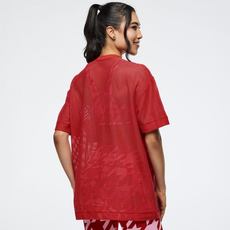 Zumba Amour Boxy Mesh Top