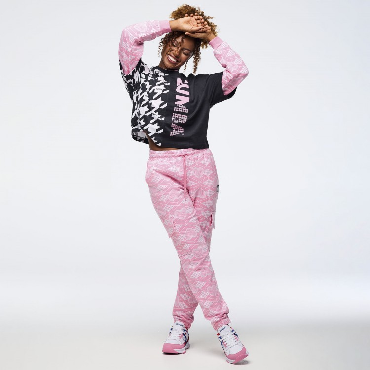 Zumba Amour Oversized Boxy Crop Top