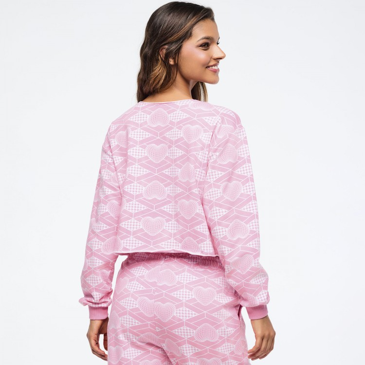 Zumba Amour Cropped Sweatshirt