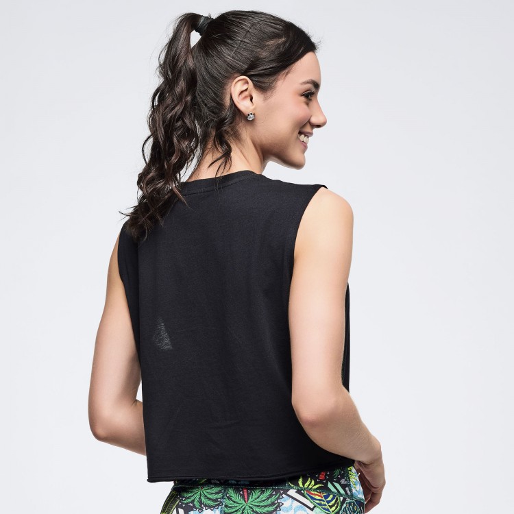 Latin Movement Muscle Crop Tank
