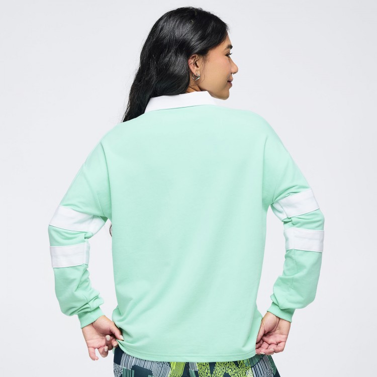 Latin Movement Long Sleeve Polo