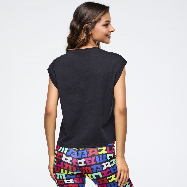 Eastern Flavor Extended Shoulder Loose Tank