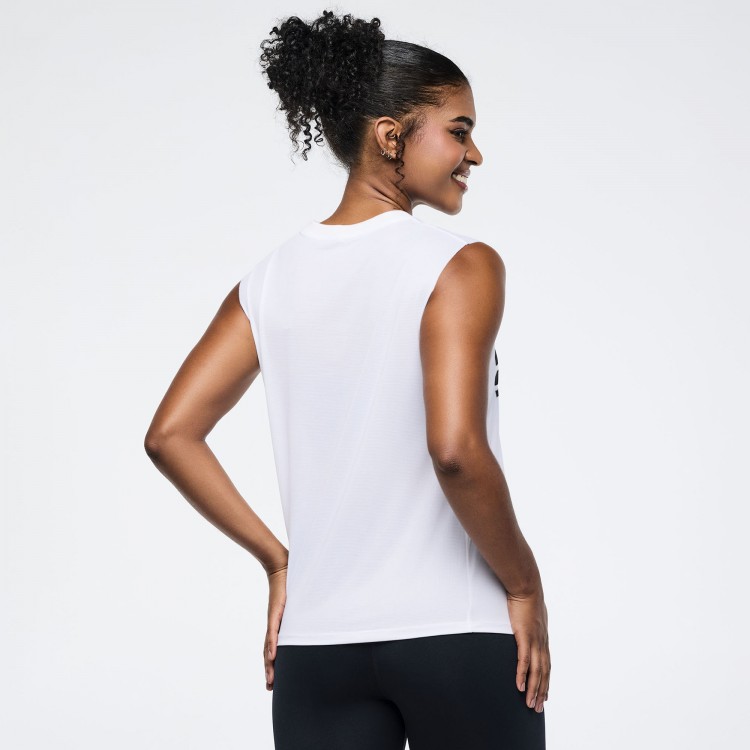 Zumba Basic Mesh Crew Neck Muscle Tank