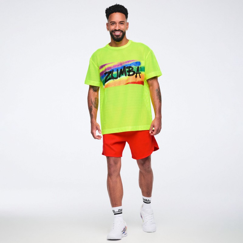 Pride Boxy Mesh Top