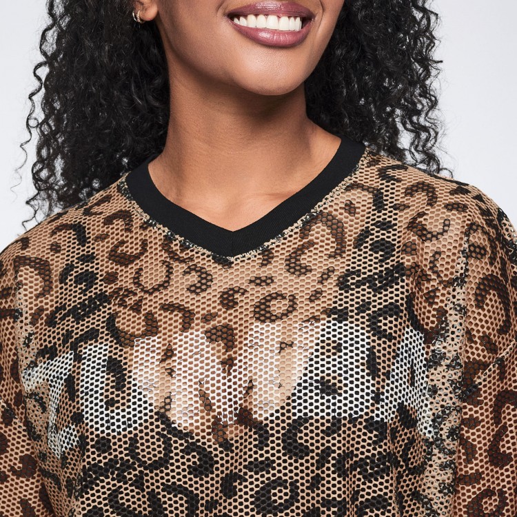 Zumba Wildbeat Oversized Mesh Top