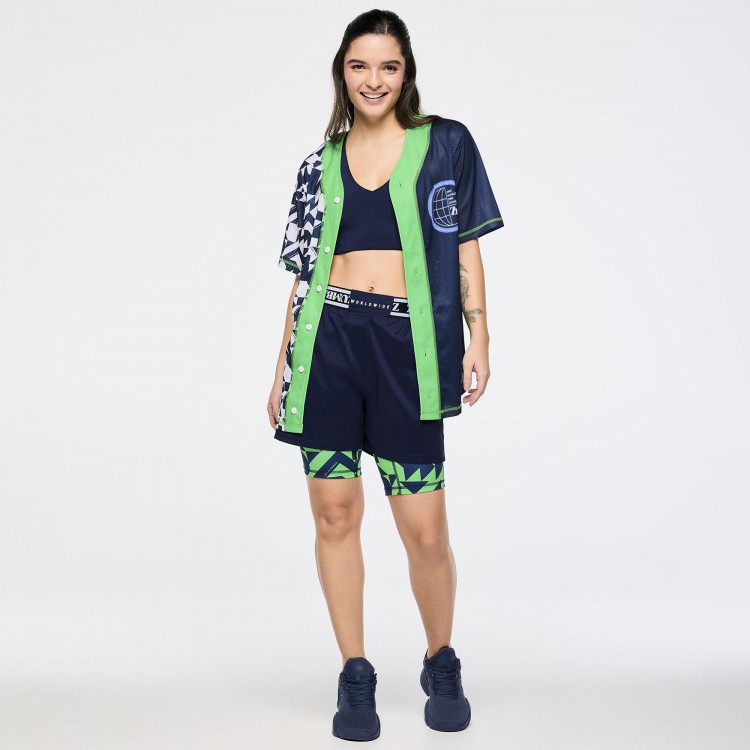 Zumba Out Loud Mens Shorts With Inner Liner