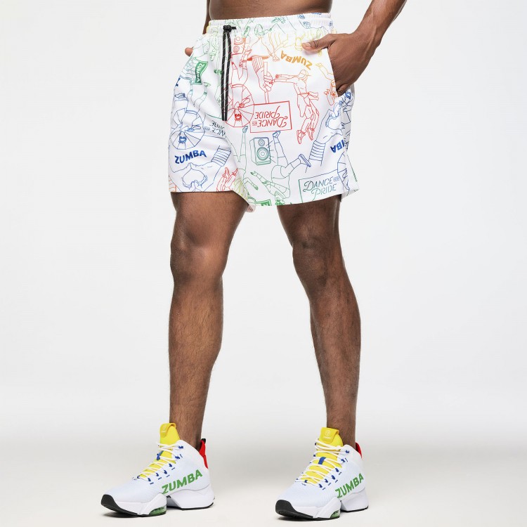 Zumba Mens Mesh Shorts