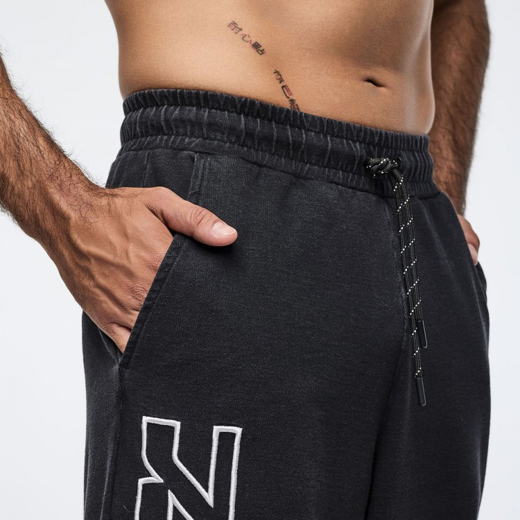 Eastern Flavor Mens Barrel Leg Sweatpants