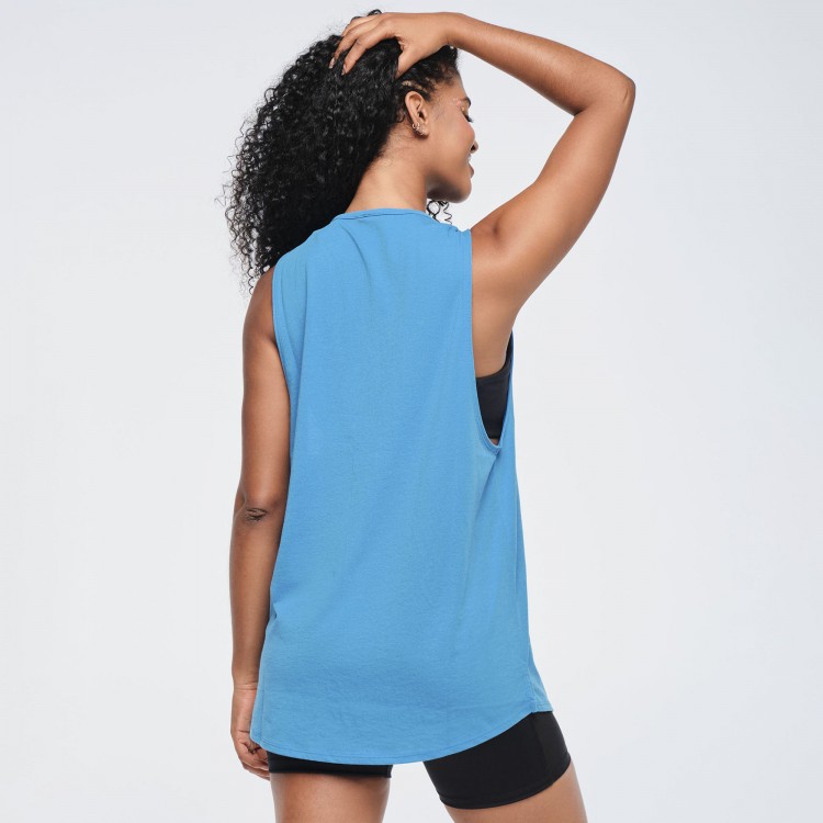 Funscape Round Hem Mens High Neck Tank