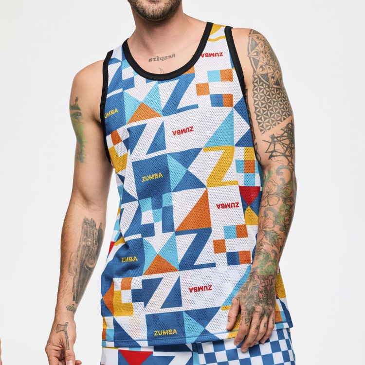 Zumba Rays Mens Basketball Tank